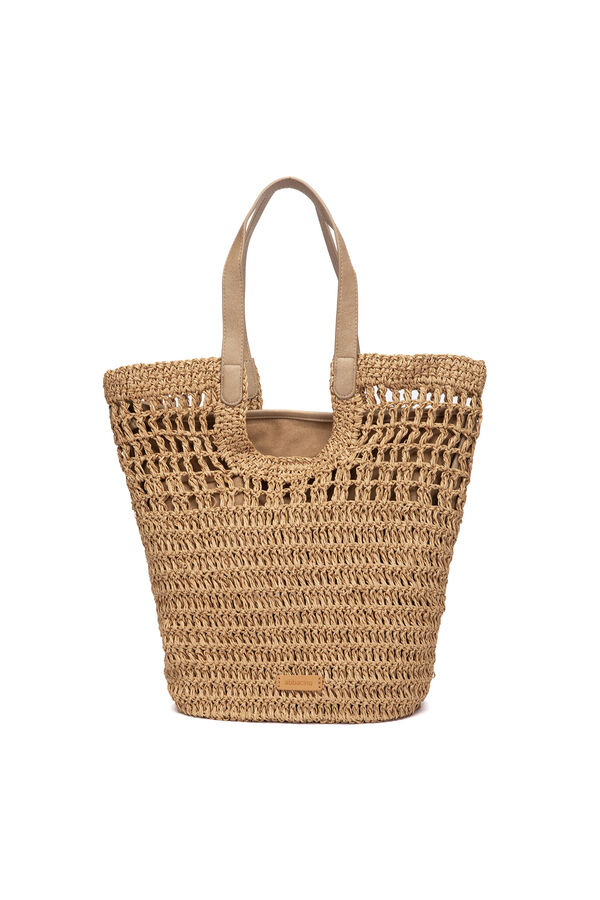 Abbacino  Capazo rafia camel beige