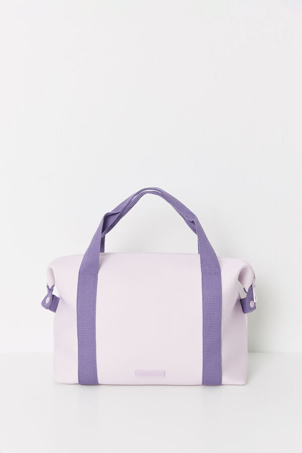 Women'secret Bolso viaje neopreno lila Snoopy azul