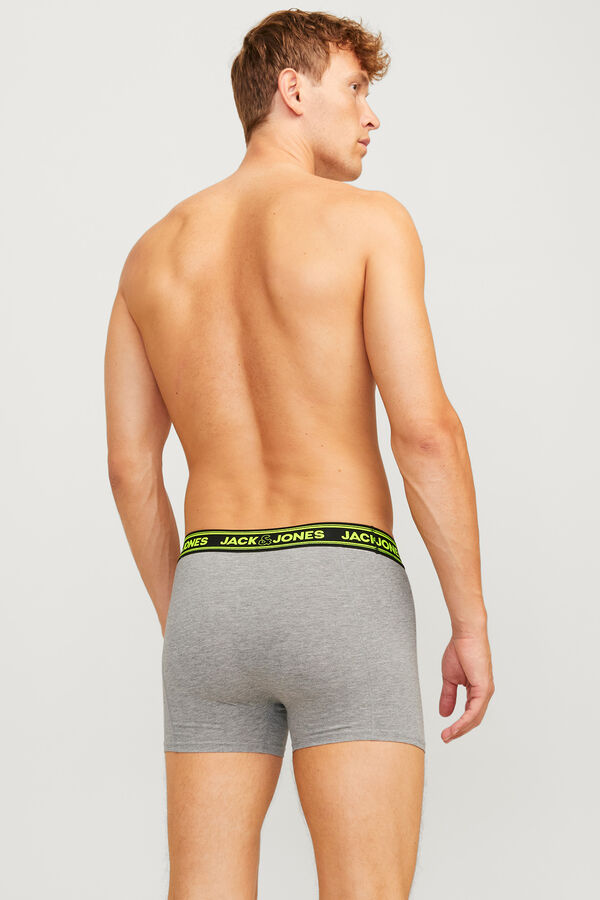Jack & Jones Pack de 3 boxers curtos cinzento