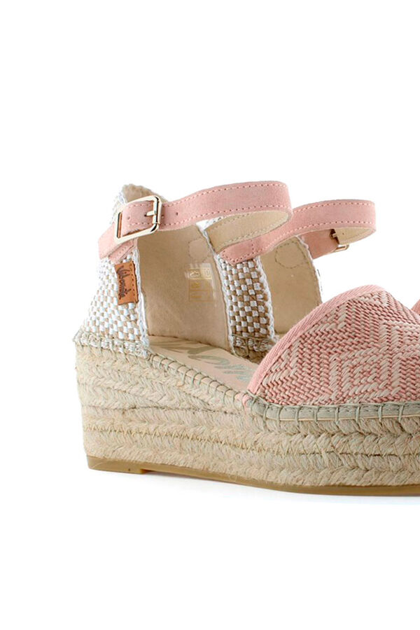 Vidorreta Alpargata cu&ntilde;a de yute rosa