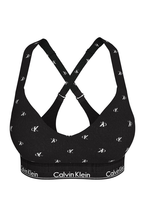 Calvin Klein bralette CK preto