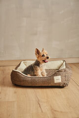 Calma House Cama para mascotas desenfundable Scott marr&oacute;n