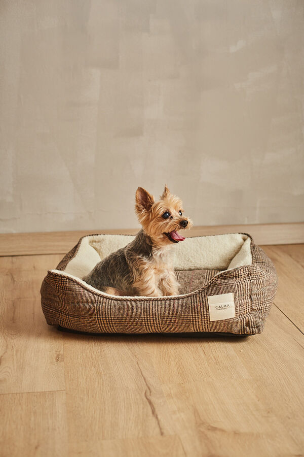 Calma House Cama para mascotas desenfundable Scott marr&oacute;n