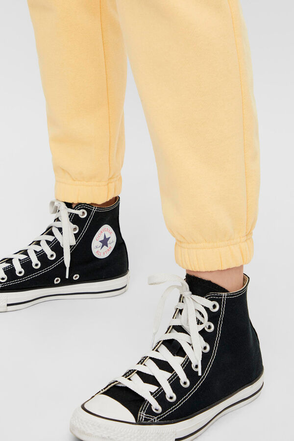 Pieces Cal&ccedil;as compridas jogger felpa estampado