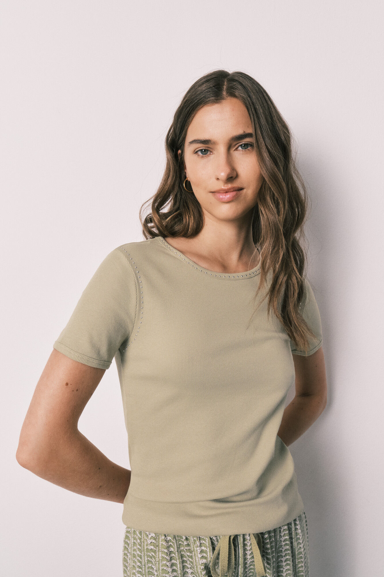 Women'secret Pijama comprido de manga curta em algod&atilde;o