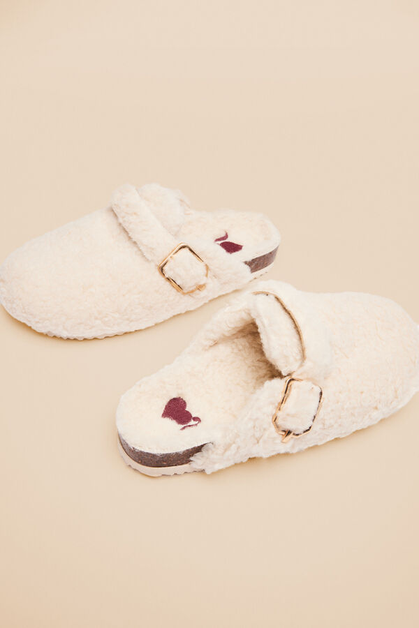 Women'secret Chinelos de casa soca La Vecina Rubia bege