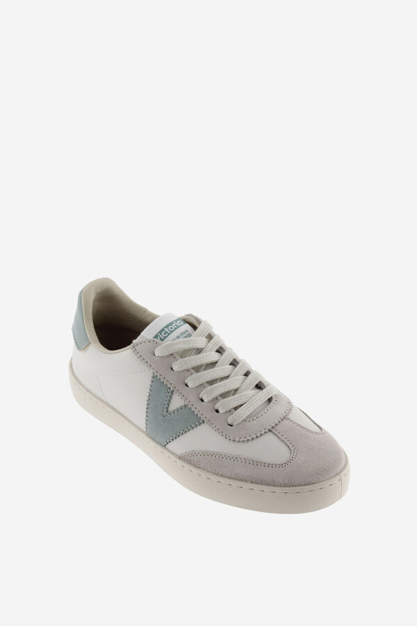 Victoria Sapatilhas efeito pele verde