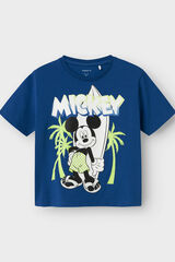 Name it Camiseta menino Mickey  azul