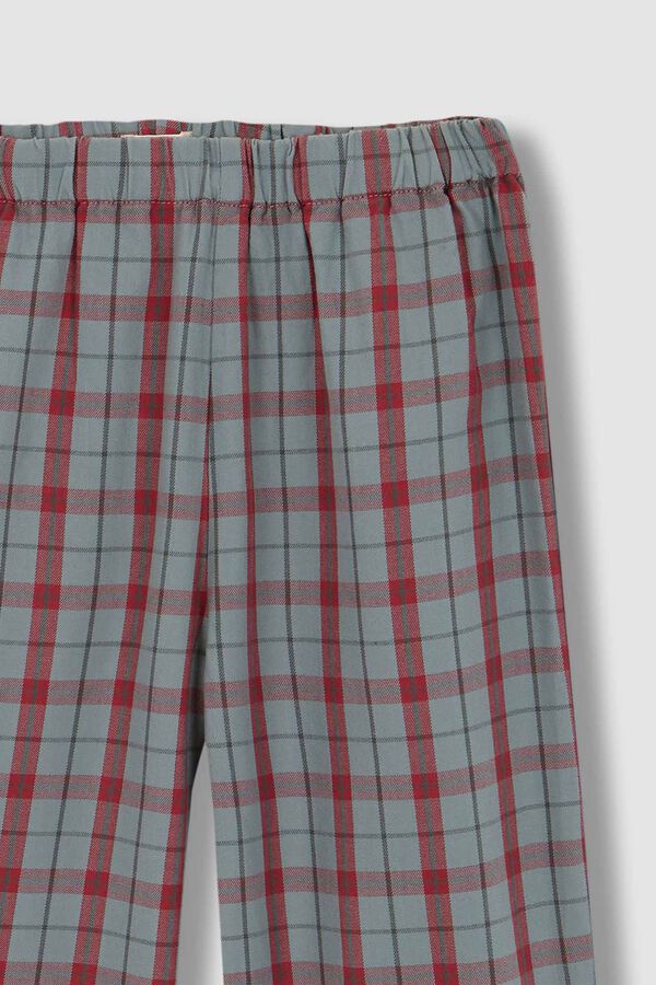 Gocco Pijama verde de quadros verdes verde