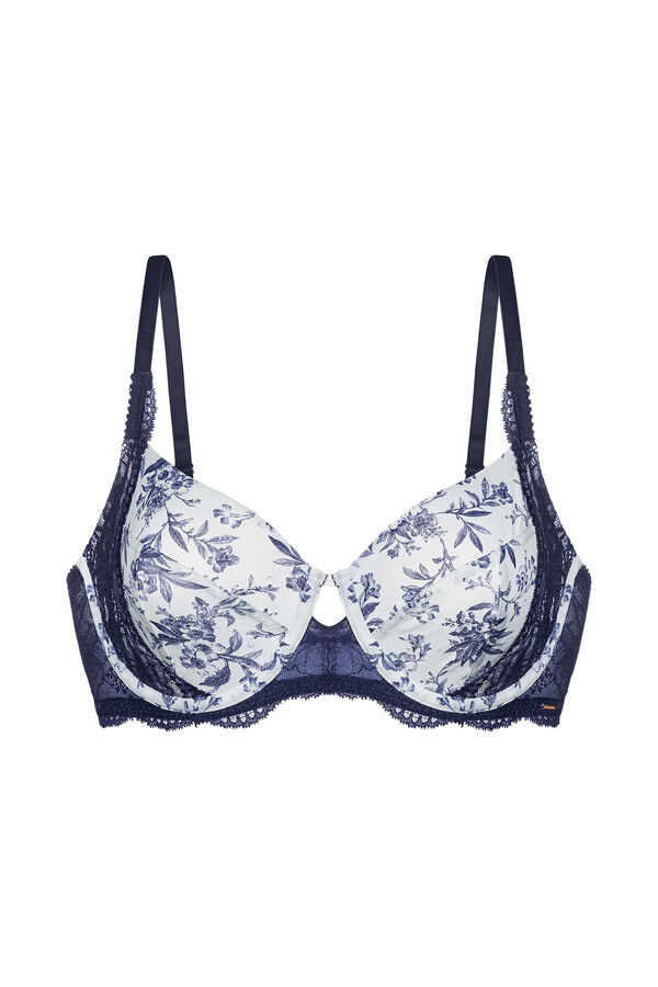 Dorina Suti&atilde; de renda azul