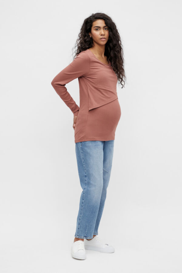 Mamalicious Camiseta lactancia maternity rojo