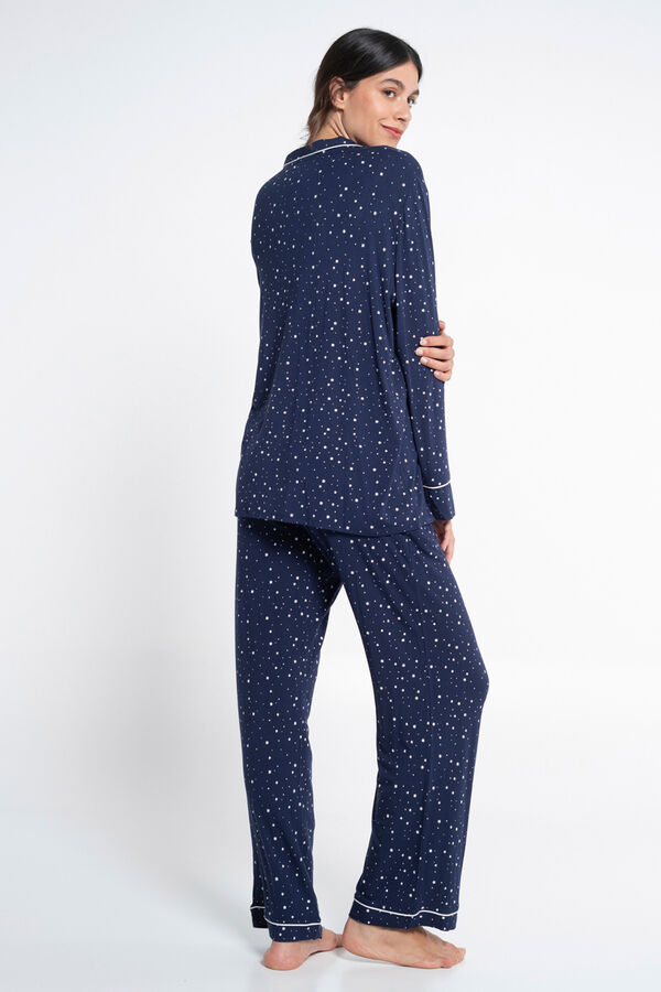 Ohma! Pack pijama formal con print estrellas estampado