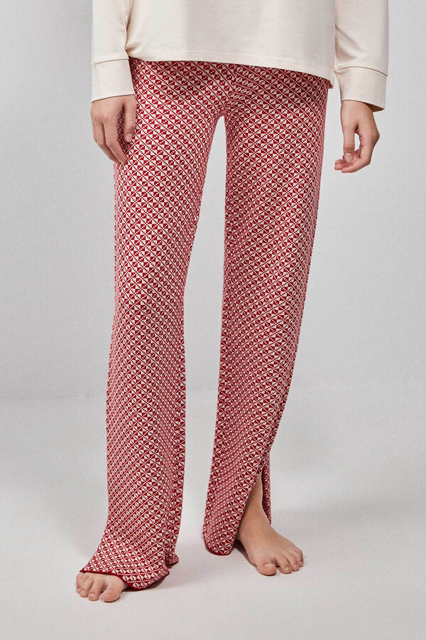 Gisela Pantal&oacute;n pijama largo blanco