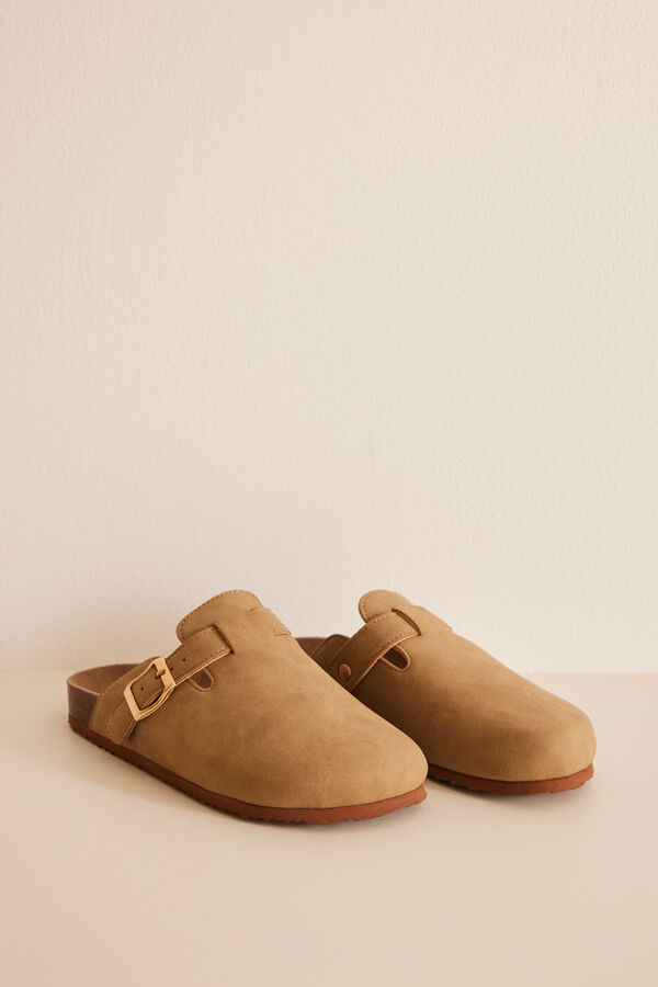 Women'secret Chinelos de quarto soca bio castanhas cru