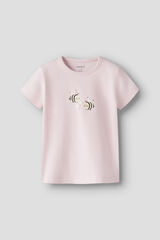 Name it T-shirt de manga curta de beb&eacute; rosa