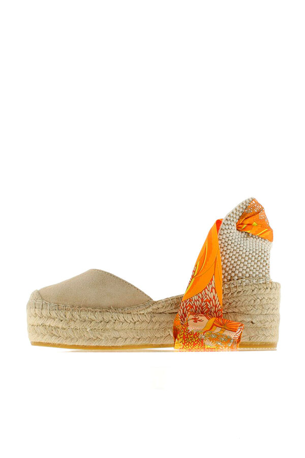 Vidorreta Alpargata cu&ntilde;a yute beige nude
