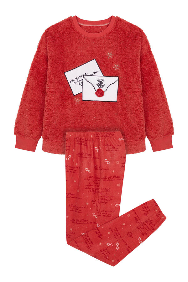 Women'secret Pijama polar l&uacute;rex Harry Potter rosa