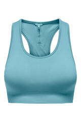 Only Play Suti&atilde; esportivo sem costura com suporte meia azul