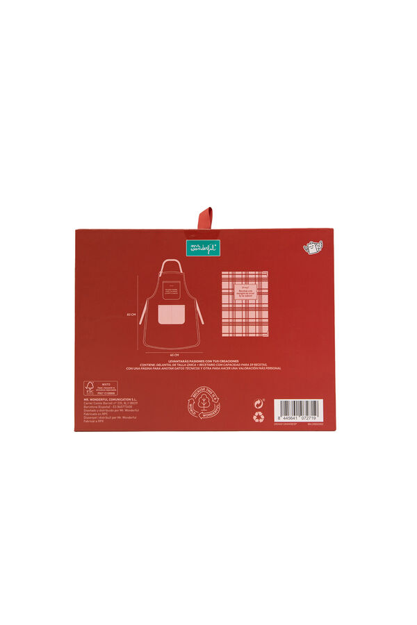 Mr. Wonderful Set de delantal + recetario - Recetas con margen de error (y de sabor) estampado