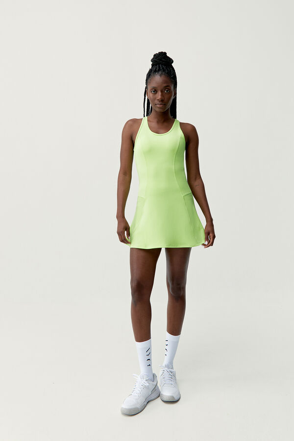 Born Living Yoga Dress Volea Lime Bright verde
