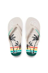 Jack & Jones Chinelo flip-flop logo cinzento