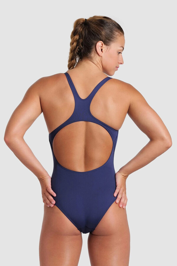 Arena Fato de banho liso arena Performance para mulher Swim Pro Team azul