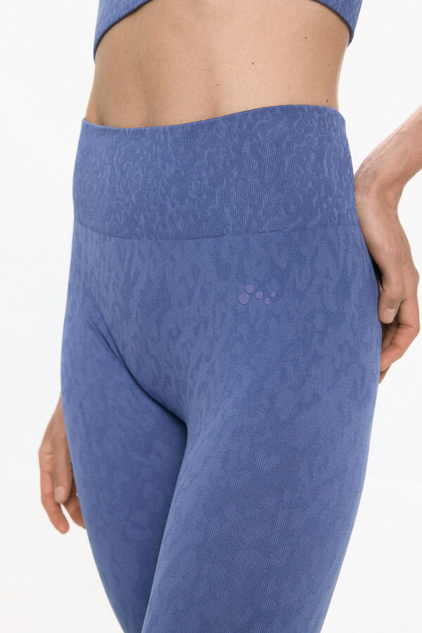 Only Play Legging deportivo seamless estructura morado/lila