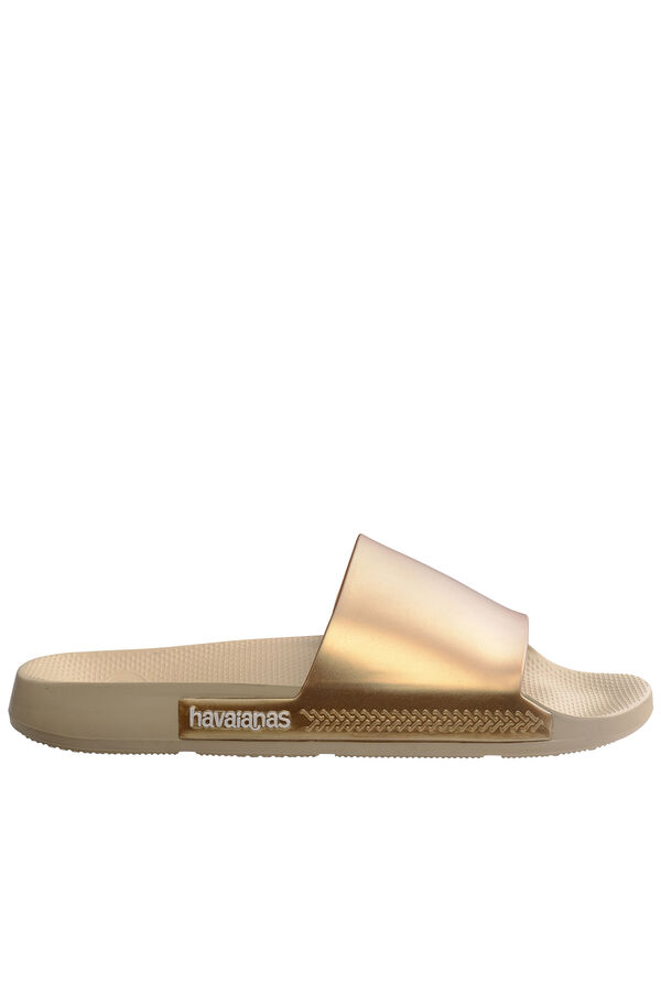 Havaianas Chanclas Havaianas Slide Classic Metallic amarillo