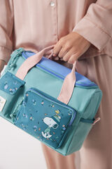 Women'secret Neceser grande color block Snoopy verde
