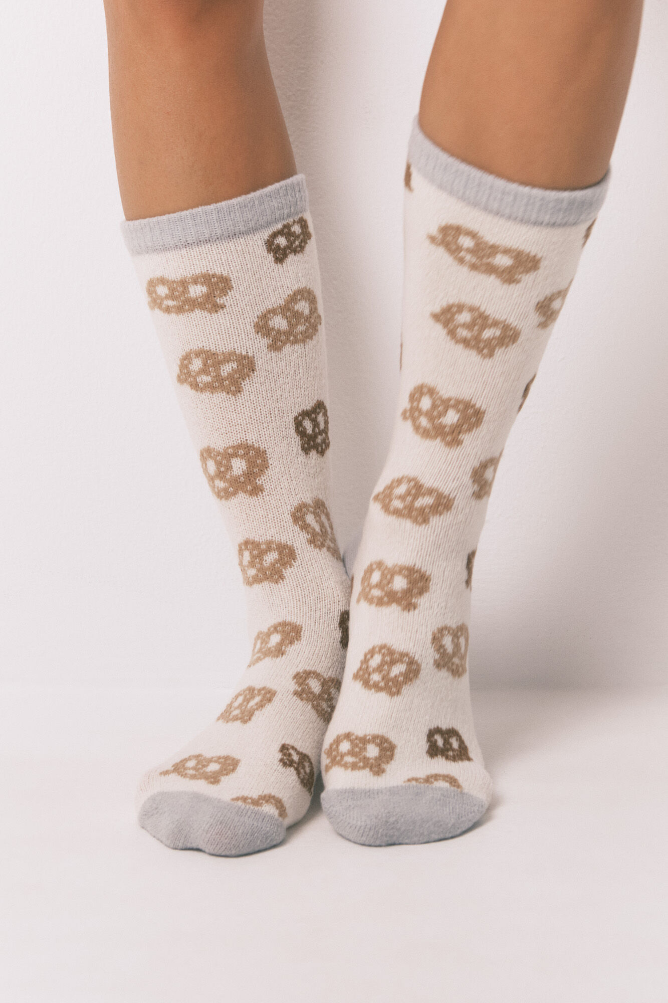 Women'secret Calcetines largos print pretzels