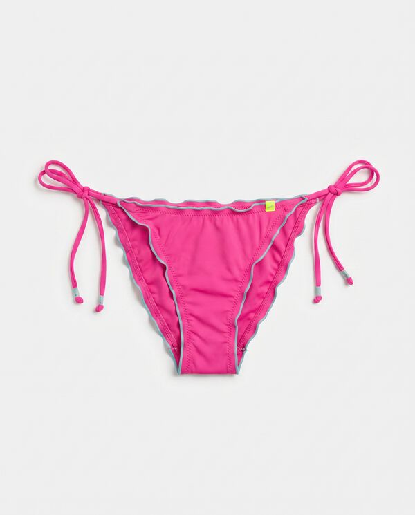HI&BYE Braga bikini brasile&ntilde;a tiras rosa fucsia