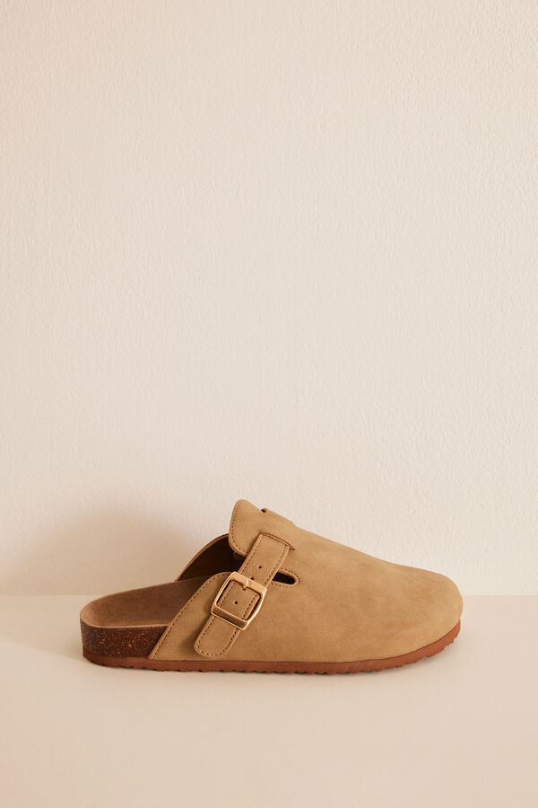 Women'secret Chinelos de quarto soca bio castanhas cru