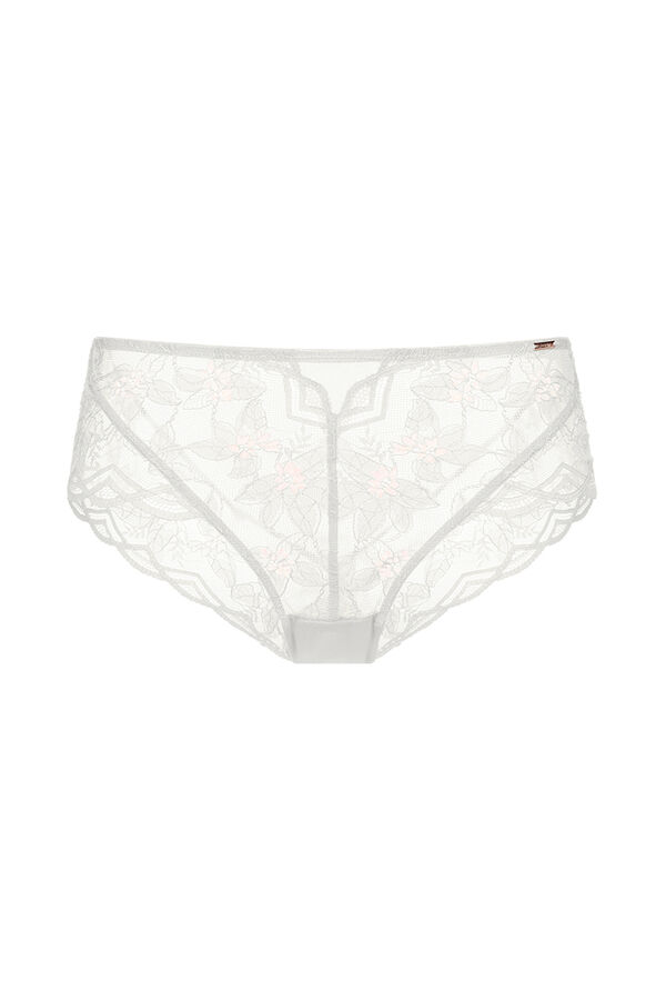 Dorina Braga cl&aacute;sica hipster encaje beige