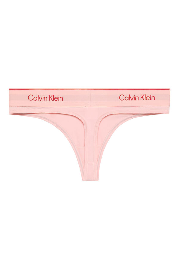 Calvin Klein Tanga individual mujer rosa
