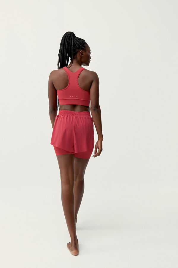 Born Living Yoga Top Bikila Crisantemo rojo