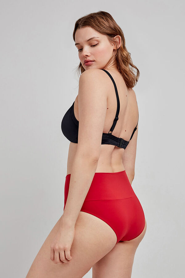 Gisela Top de biquíni preto com capacidade preto