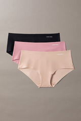 Calvin Klein Pack 3 cuecas culotte em microfibra estampado