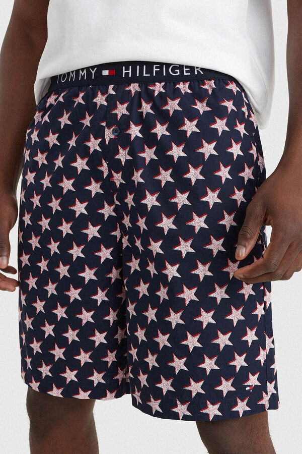 Tommy Hilfiger Pijama corto pantal&oacute;n estrellas estampado