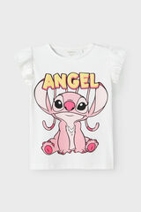 Name it Camiseta manga curta Lilo & Stitch branco
