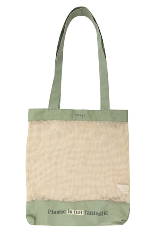 Mr. Wonderful Bolsa de tela estampado