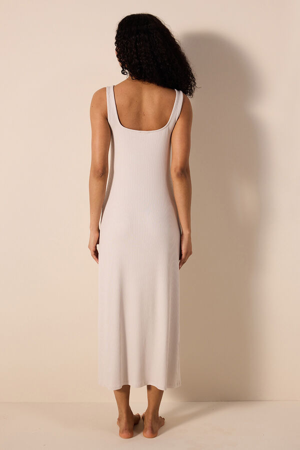 Penti Vestido de praia bege cru