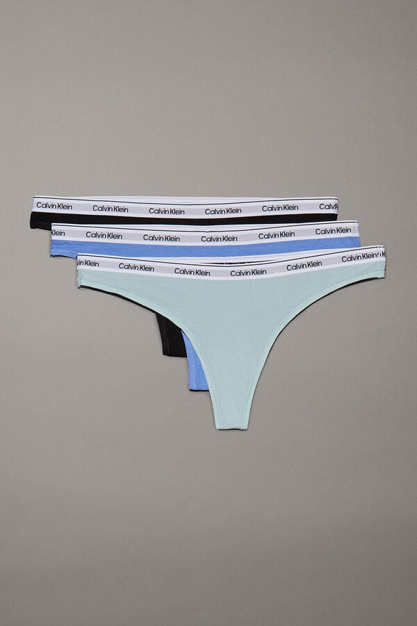 Calvin Klein Pack 3 tangas preto