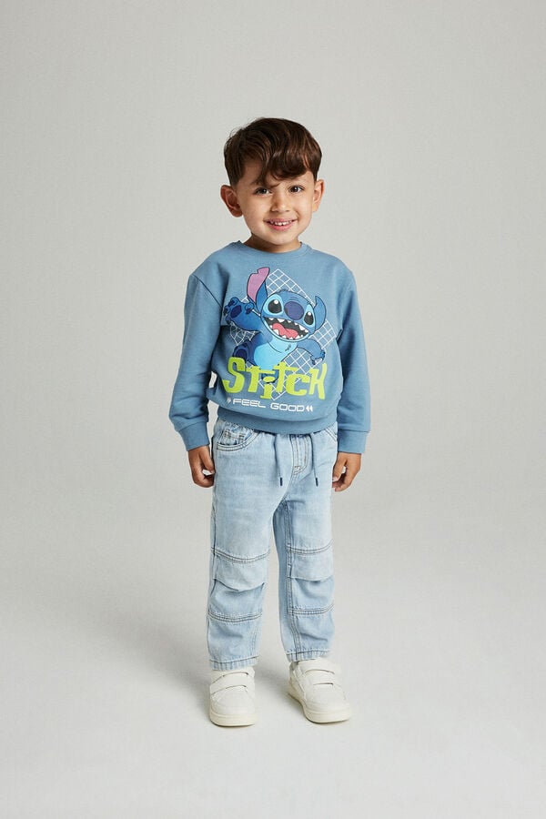 Name it Sudadera ni&ntilde;o Lilo y  Stitch turquesa