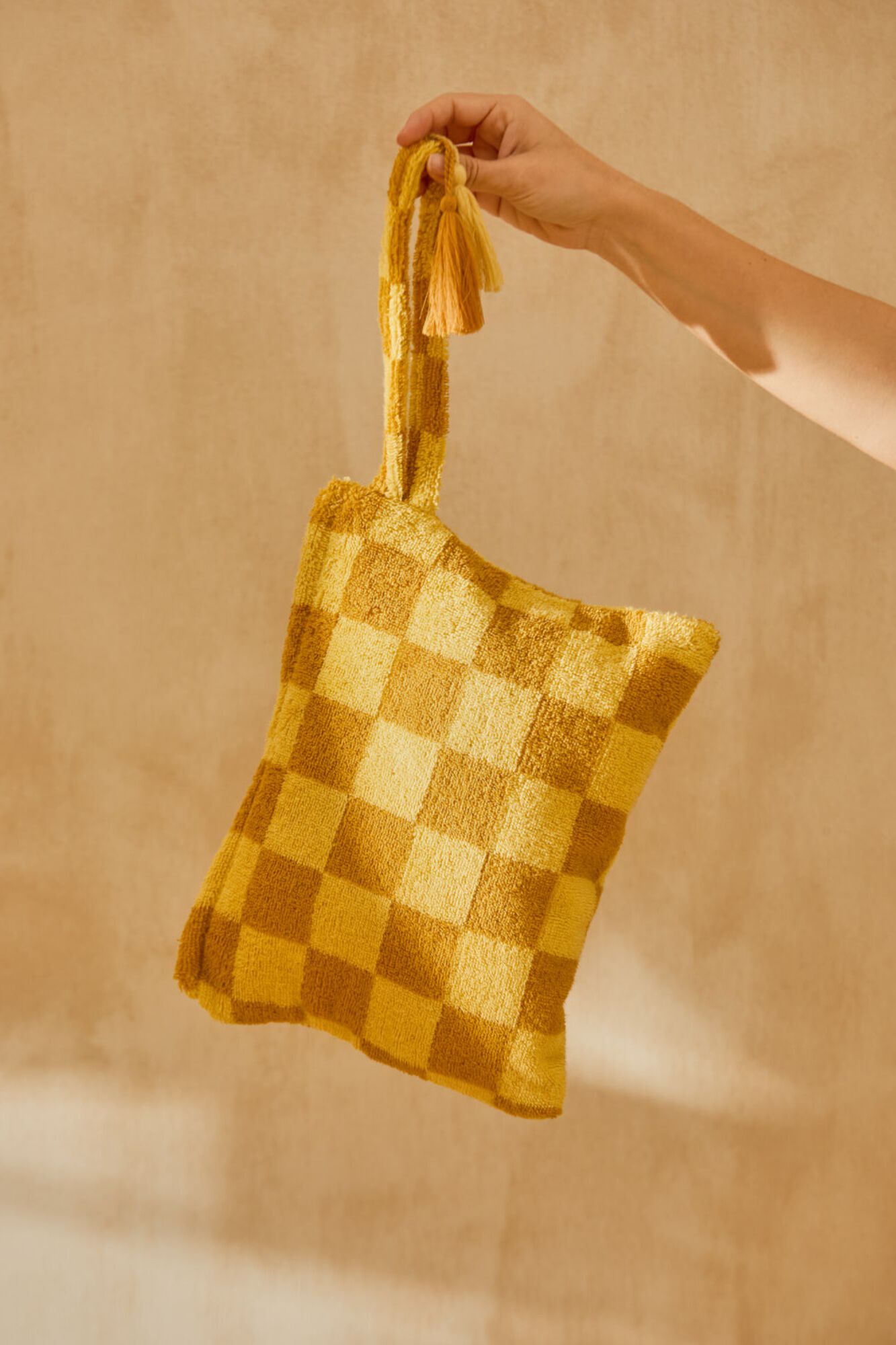 Calma House Necessaire em algod&atilde;o de 22x35
