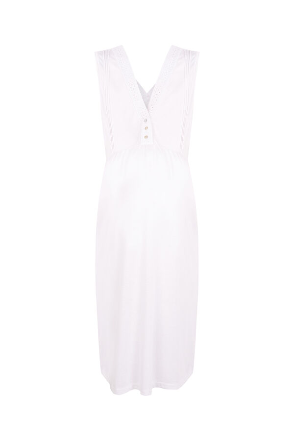 Women'secret Camis&oacute;n midi "maternity" algod&oacute;n blanco marfil