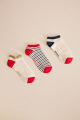 Women'secret Pack 3 meias curtas estampadas estampado