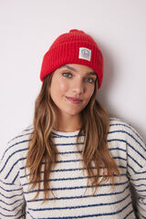 Women'secret Gorro tipo beanie rojo rojo