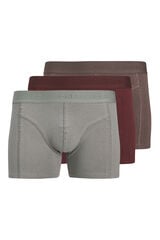 Jack & Jones Pack 3 Boxer marr&oacute;n