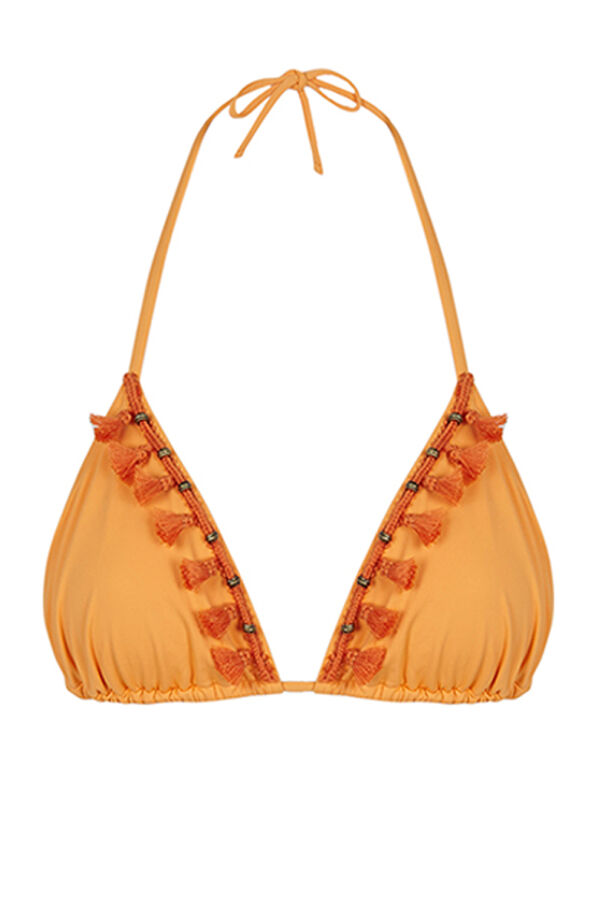 Womensecret Top bikini cortina naranja naranja
