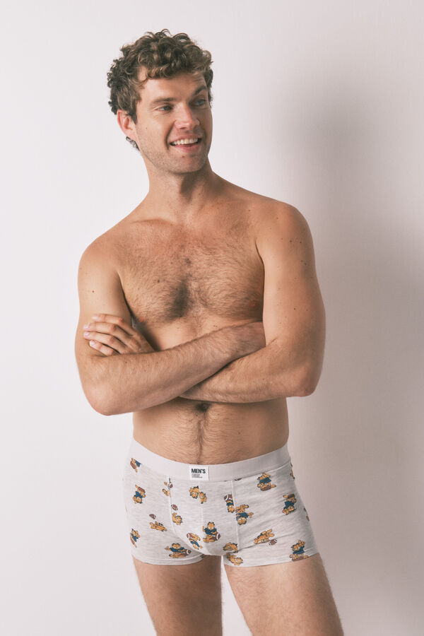 Women'secret Pack 2 calzoncillos b&oacute;xer algod&oacute;n Garfield kaki